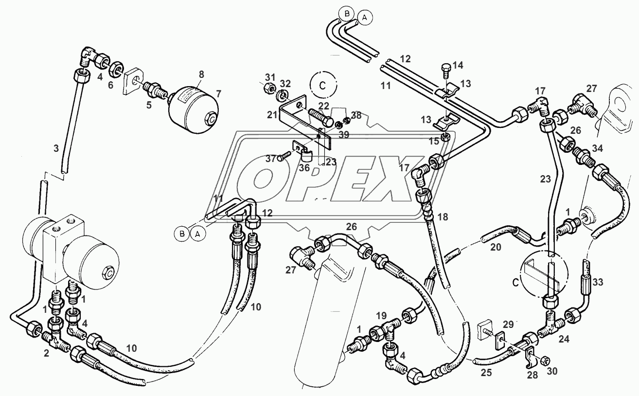 TUBES FR.AXLE SPRING 3