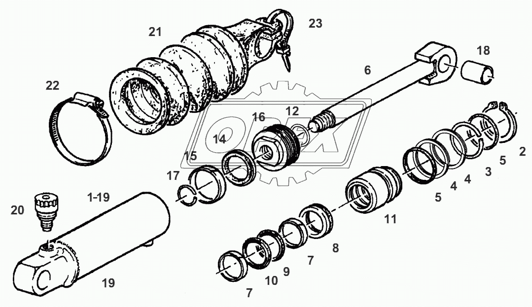 D.A. HYDR. CYLINDER 2