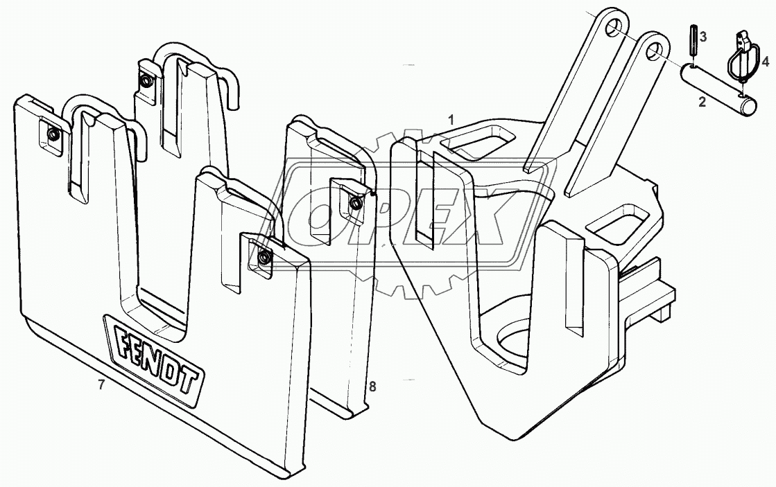 FRONT WEIGHT CARRIER