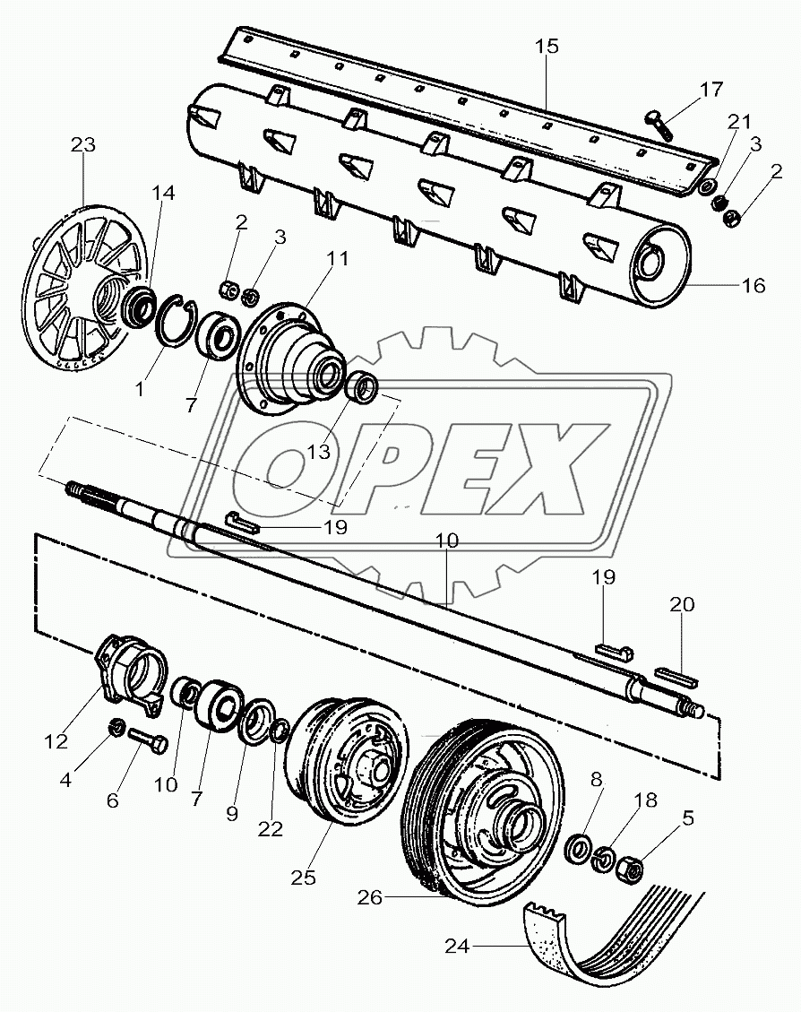 Beater Behind Drum