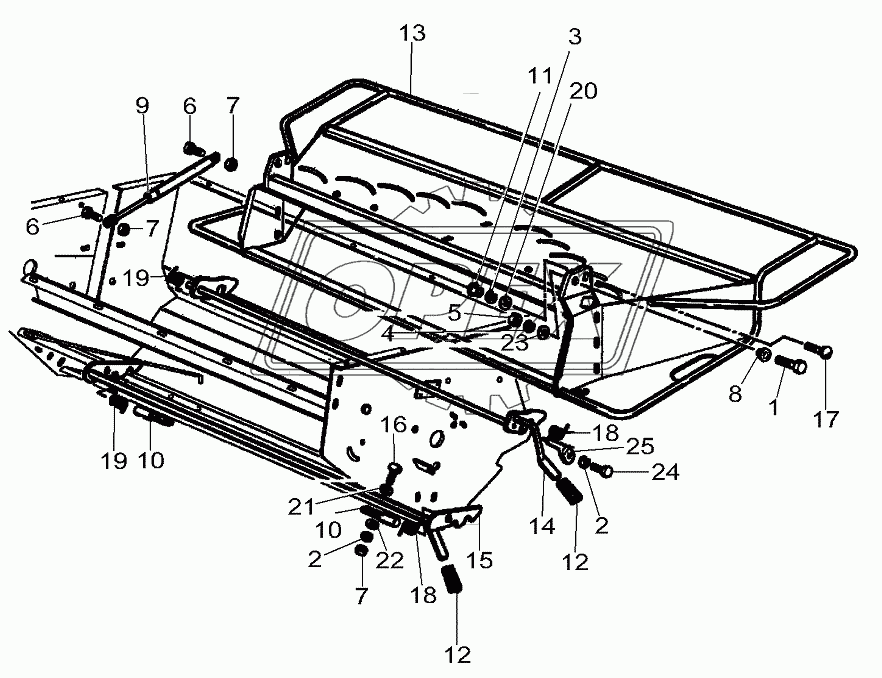 Straw Chopper Spreader Housing