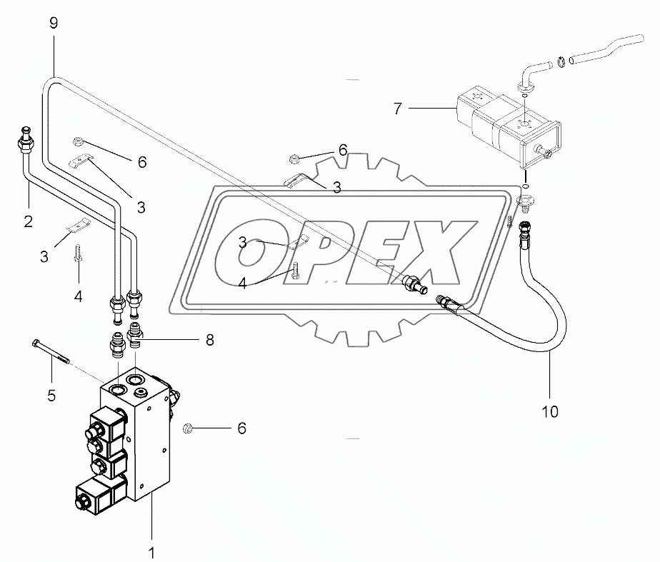 Valve Chest From Serial Number 563010120 /Autolevel 5634100