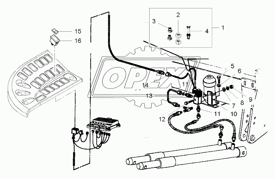 Cutter Bar Lifting Additional Ram Autolevel 2