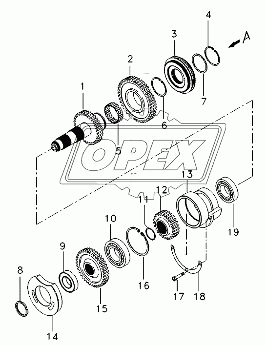 Transmission, Out Put Shaft 2