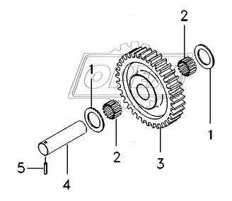 Transmission, Shaft Rear