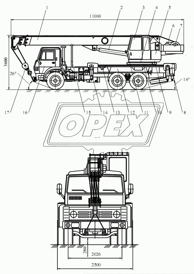 Кран автомобильный