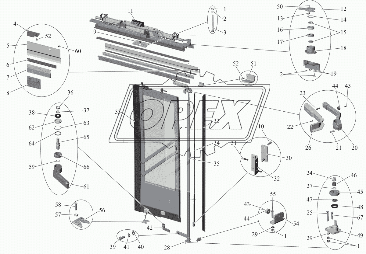 Установка дверей 103-6100003