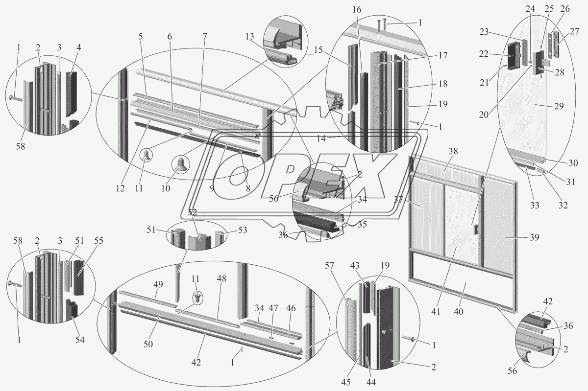 Окно водителя 101-5403010