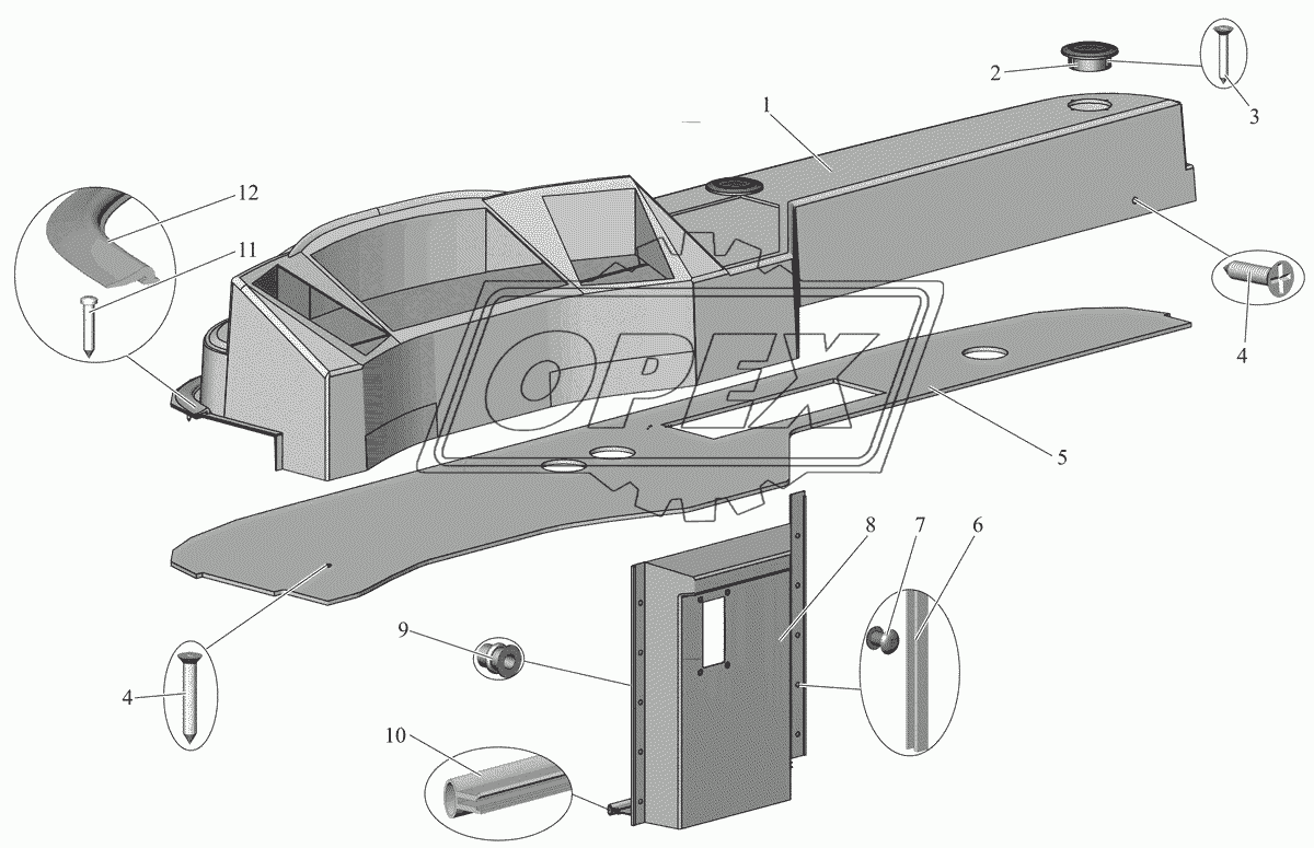 Установка панели передка 103-5300510-10