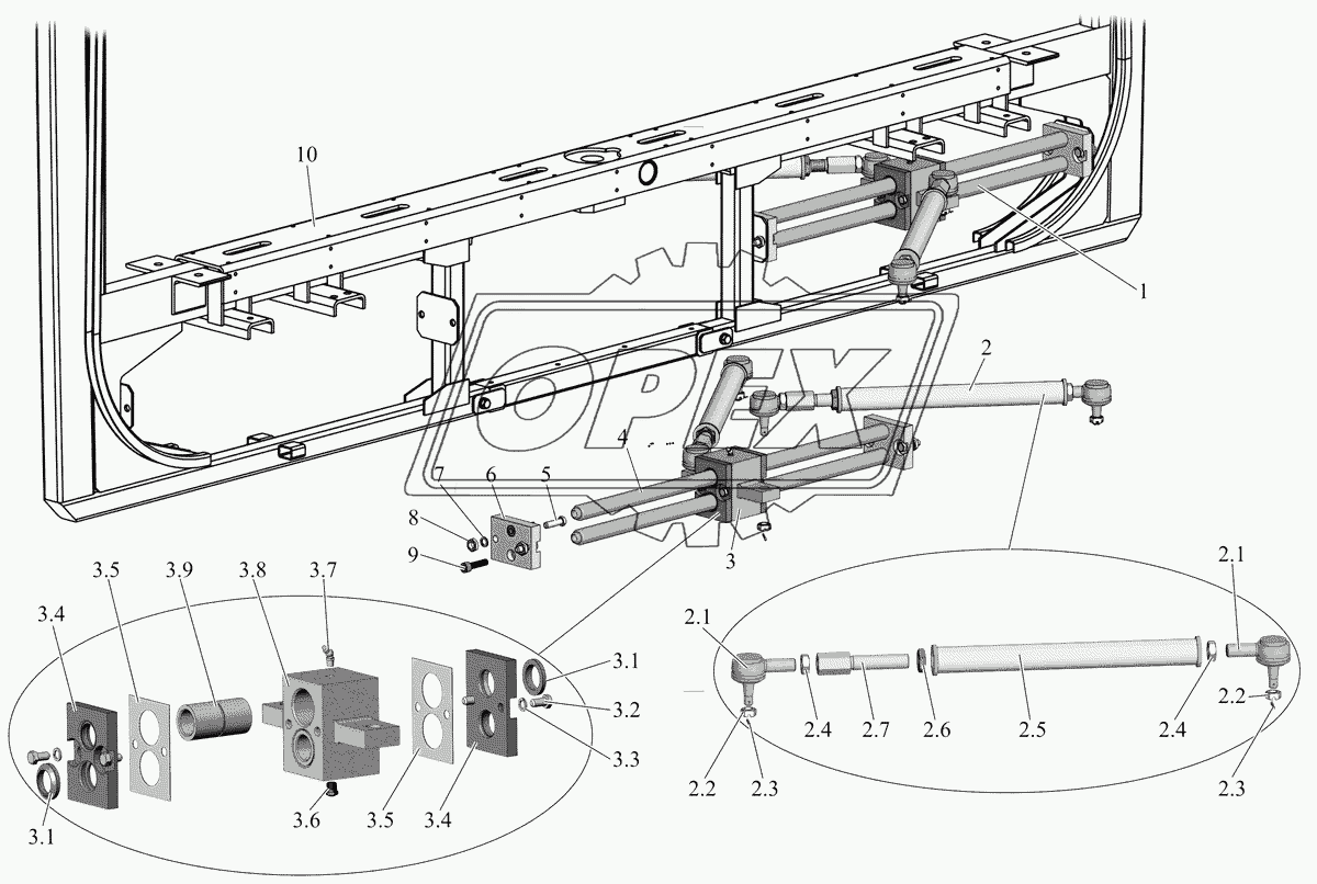 Установка делителя (с 2003 г.) 105-2725001