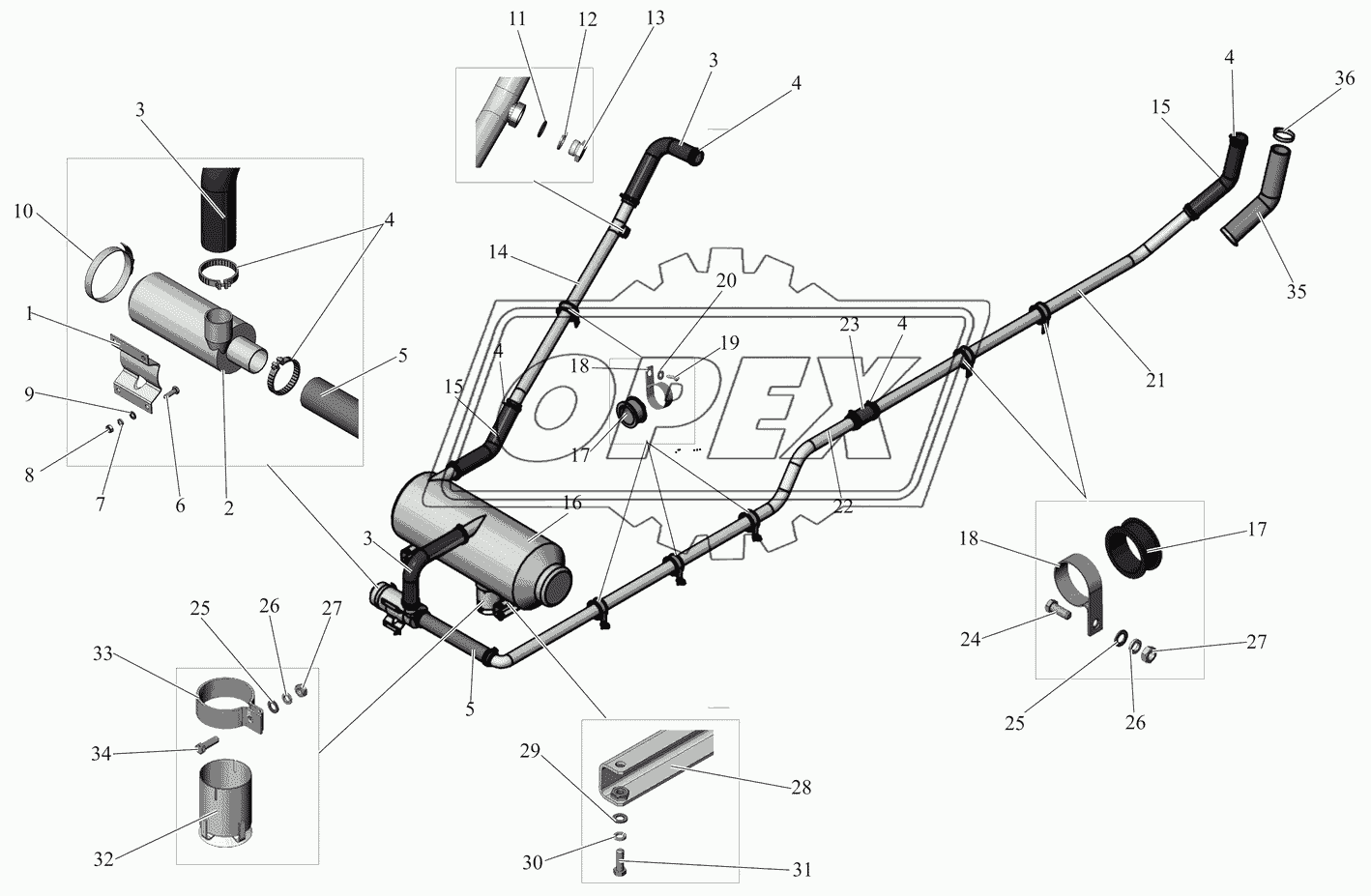 Установка подогревателя Нydronic L30