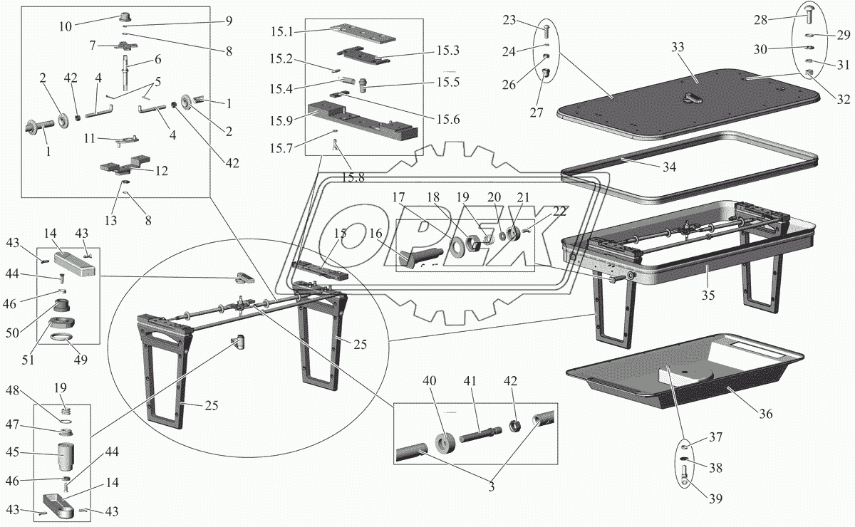 Люк аварийный 101-5713010