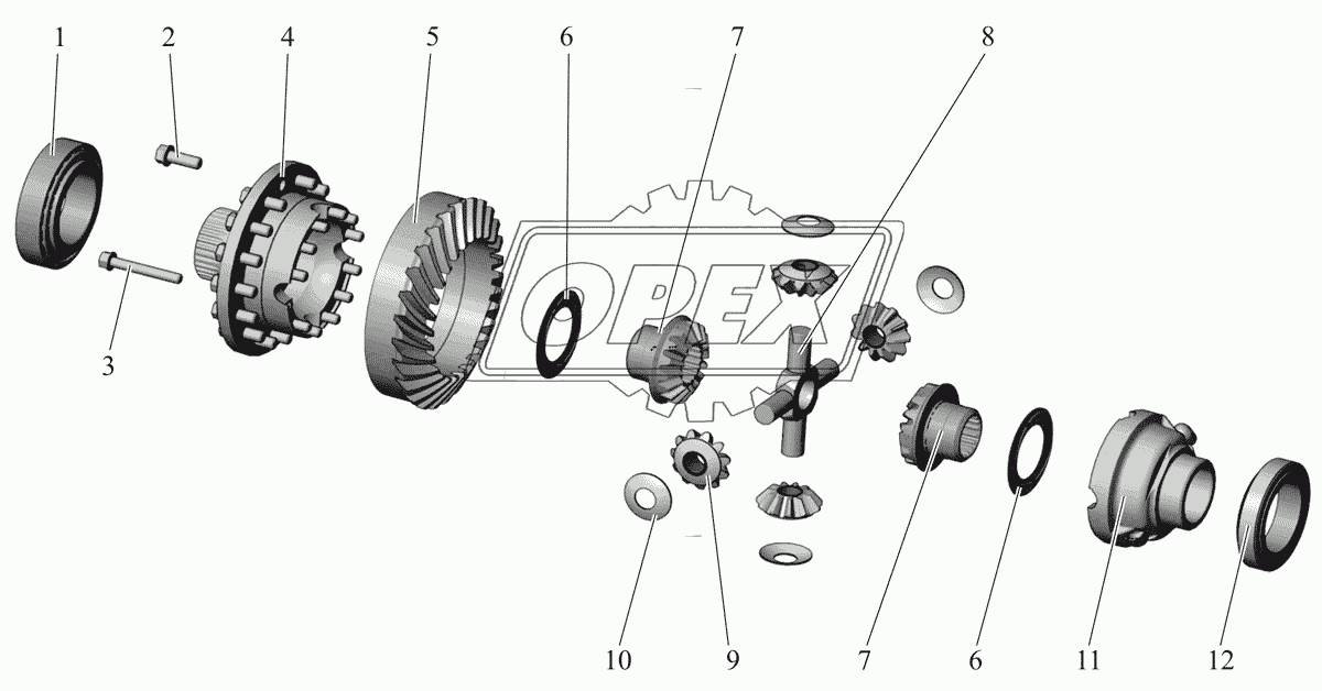 Дифференциал 103-2403010-10