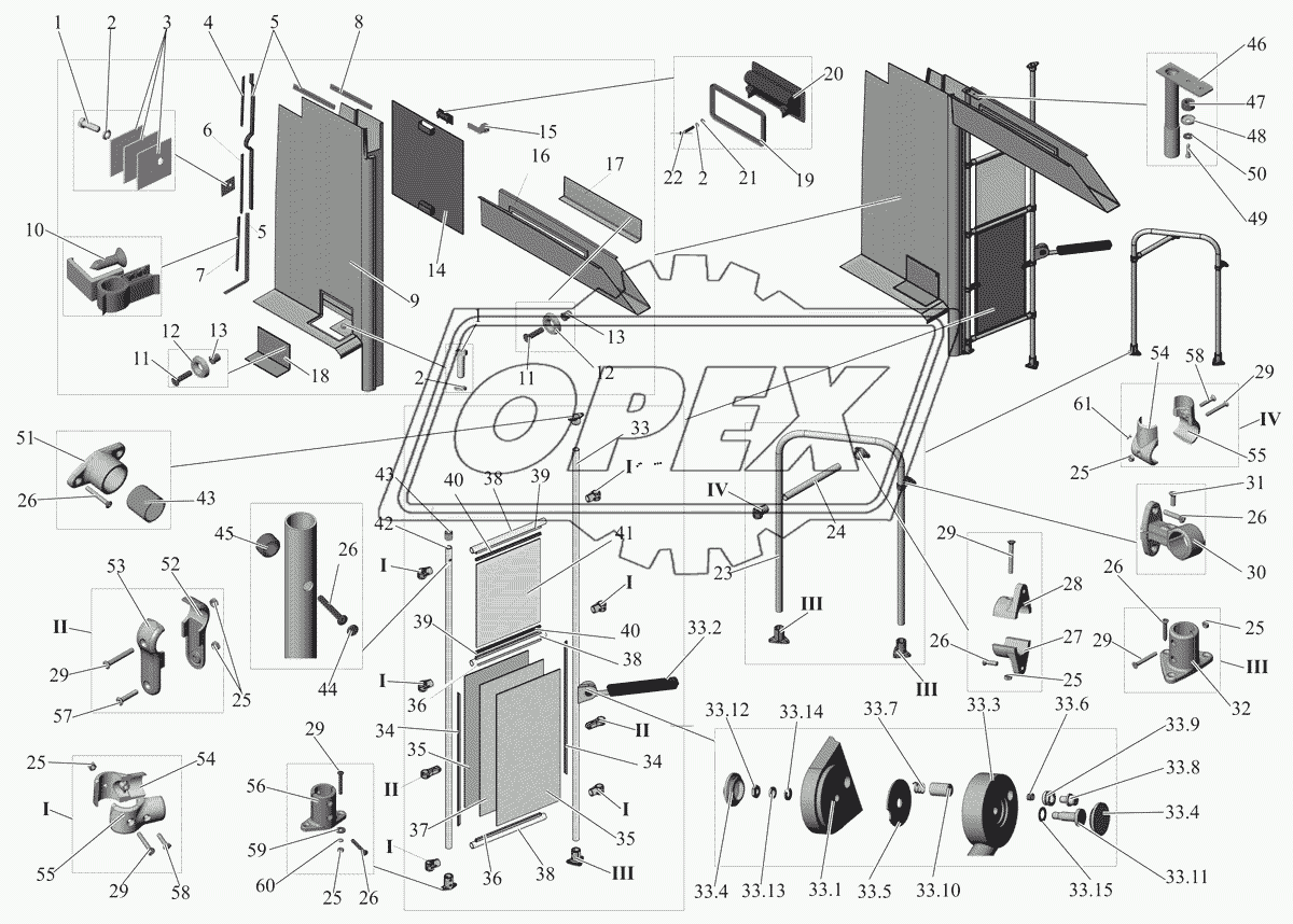 Установка перегородки 206060-7800010-85