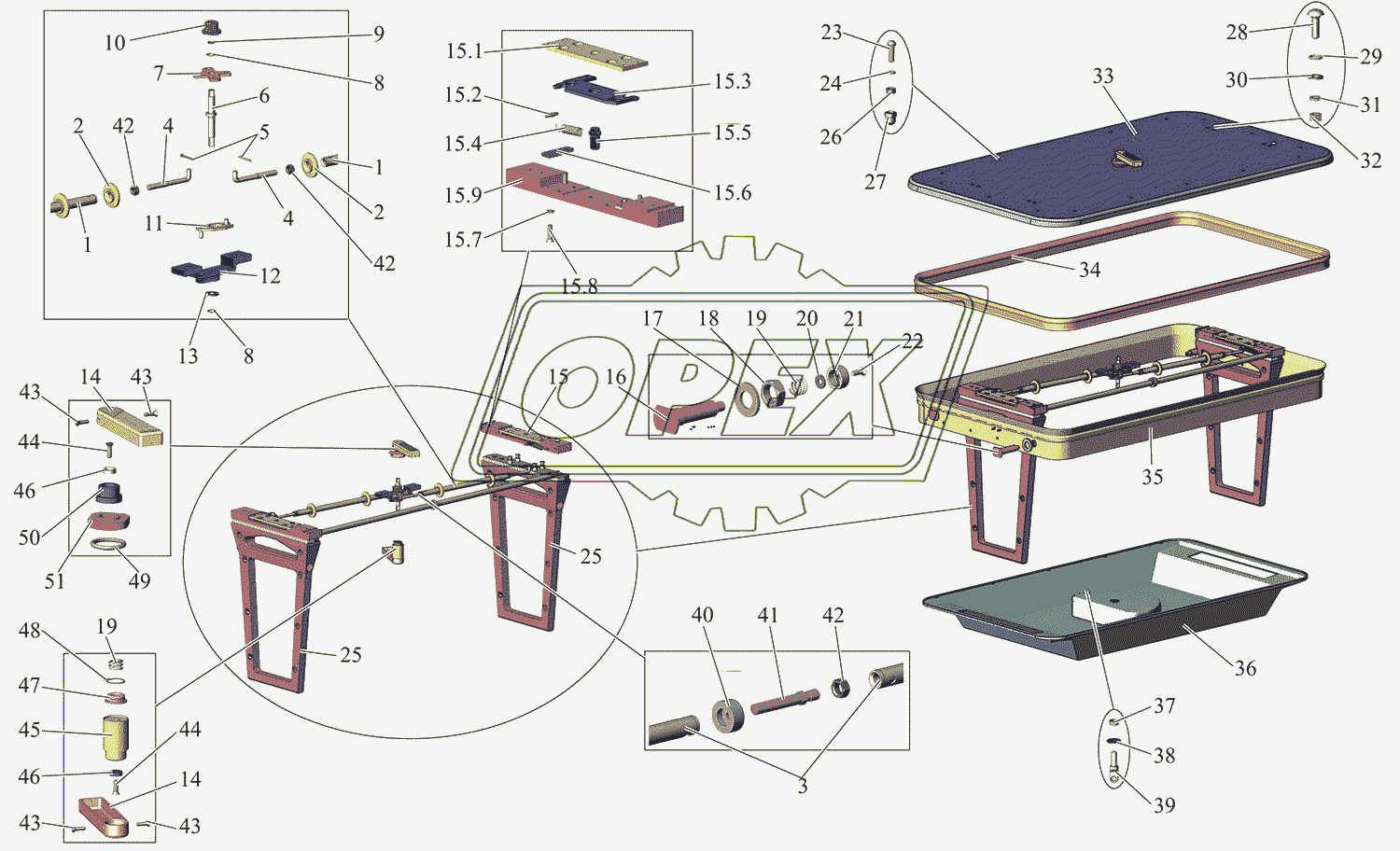 Люк аварийно-вентиляционный 101-5713012