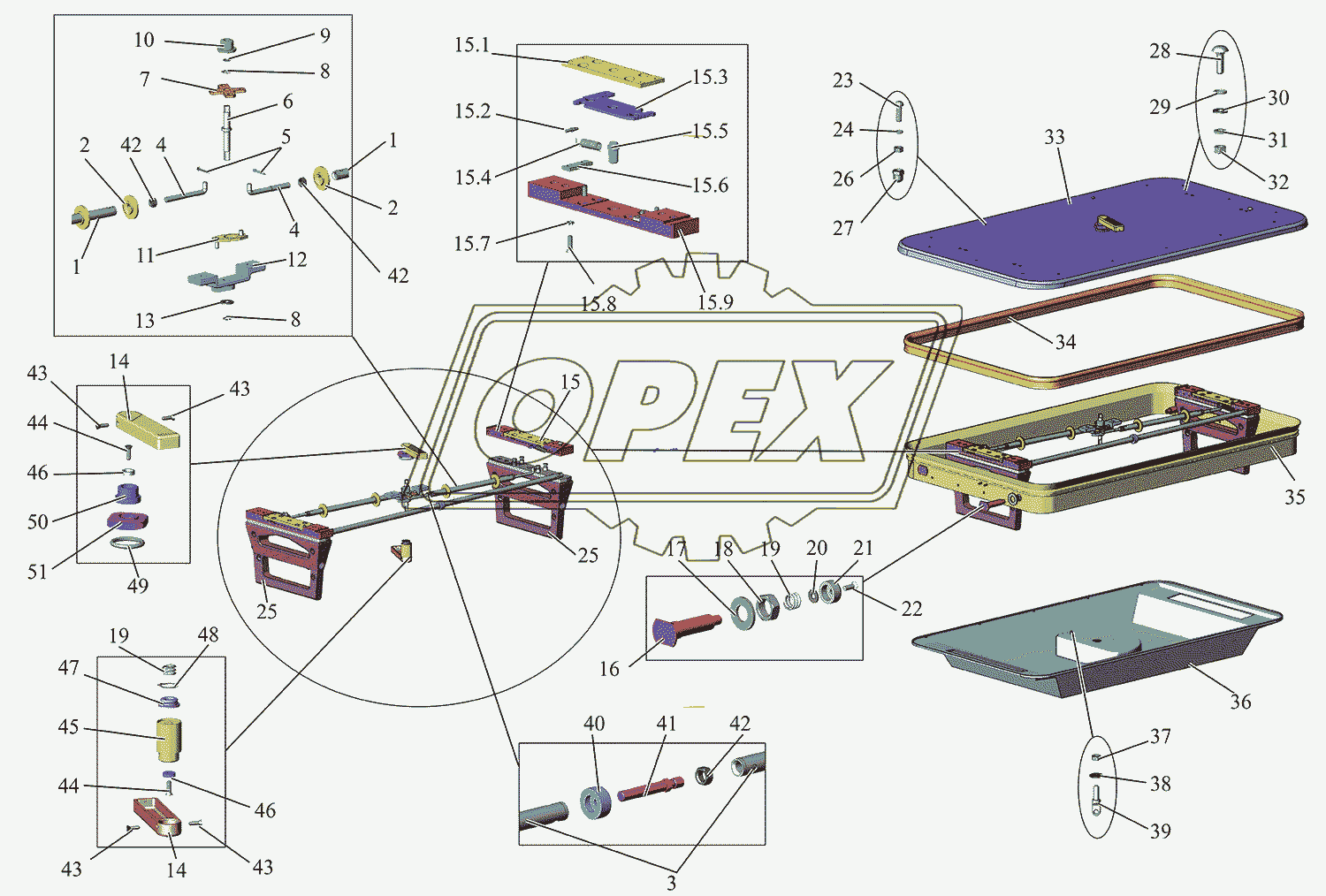 Люк аварийный 215069-5713010