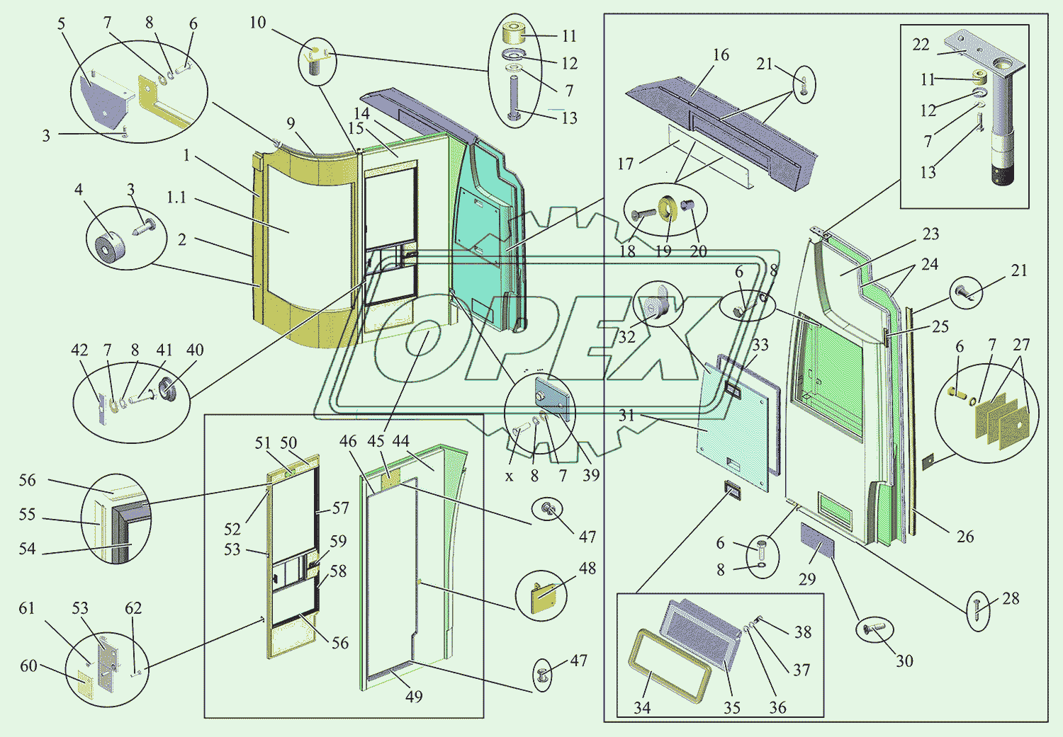 Установка перегородки 203065-7800010-50