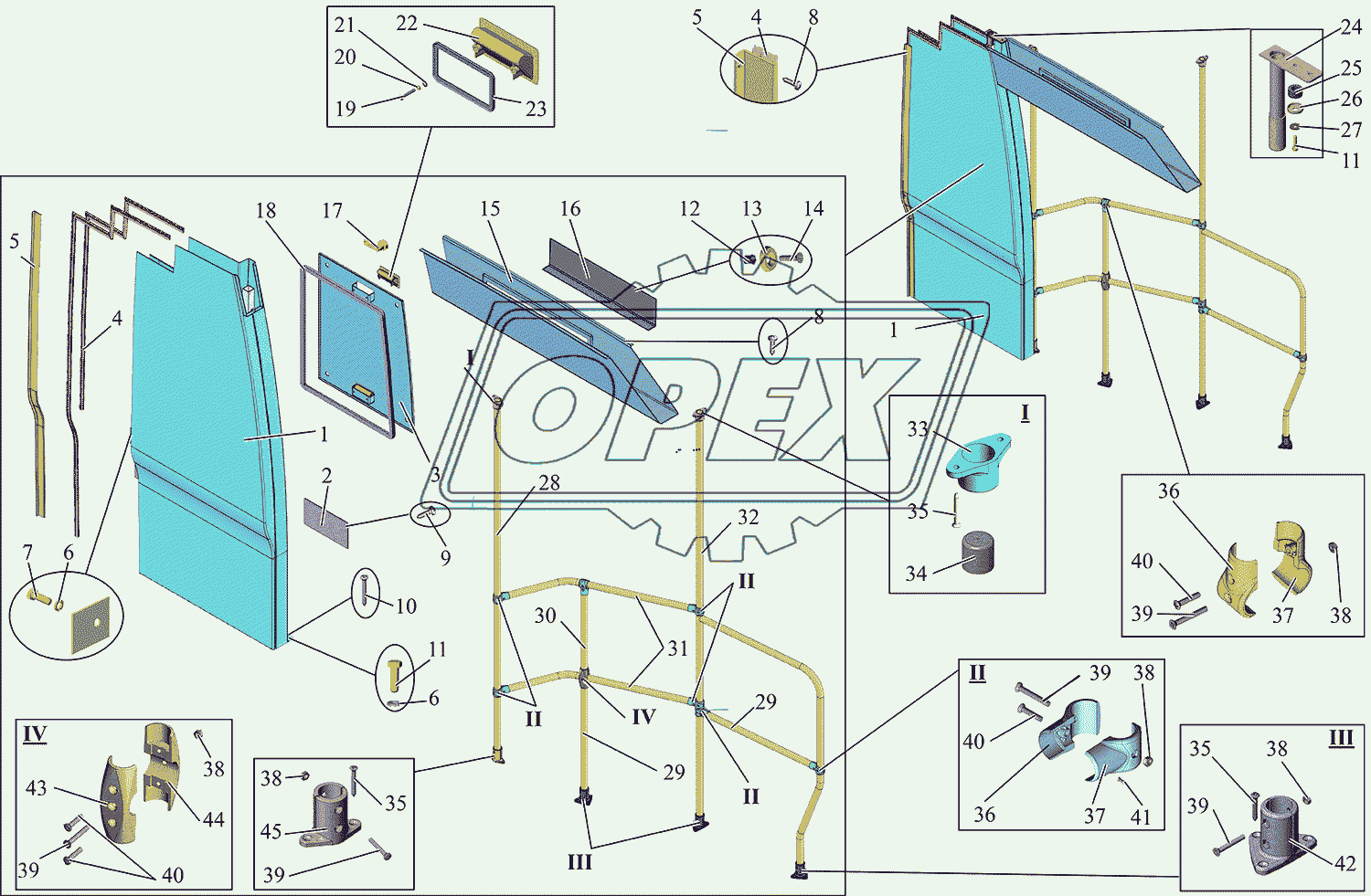 Установка перегородки 203065-7800010-85