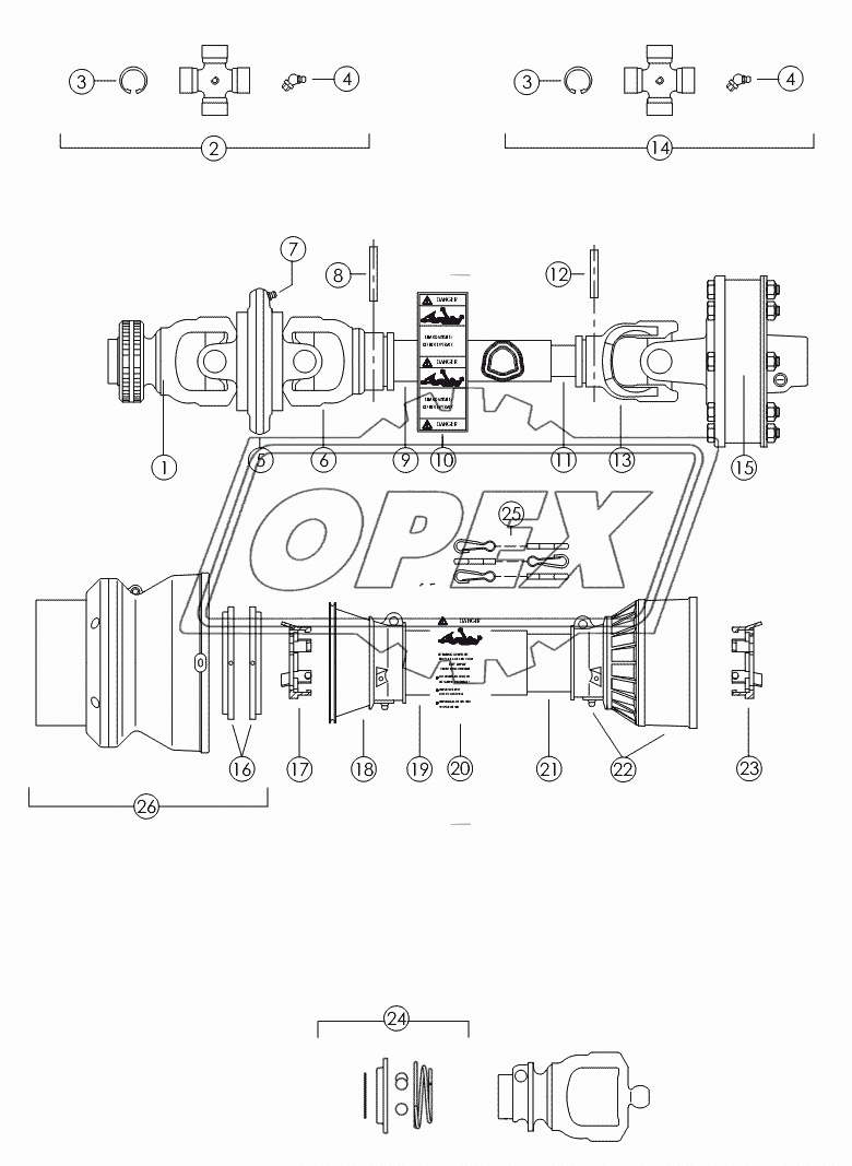 PTO DRIVELINE: 1-3/4