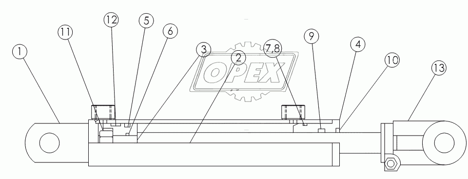 MASTER CYLINDER: 2-1/4X8 №52343