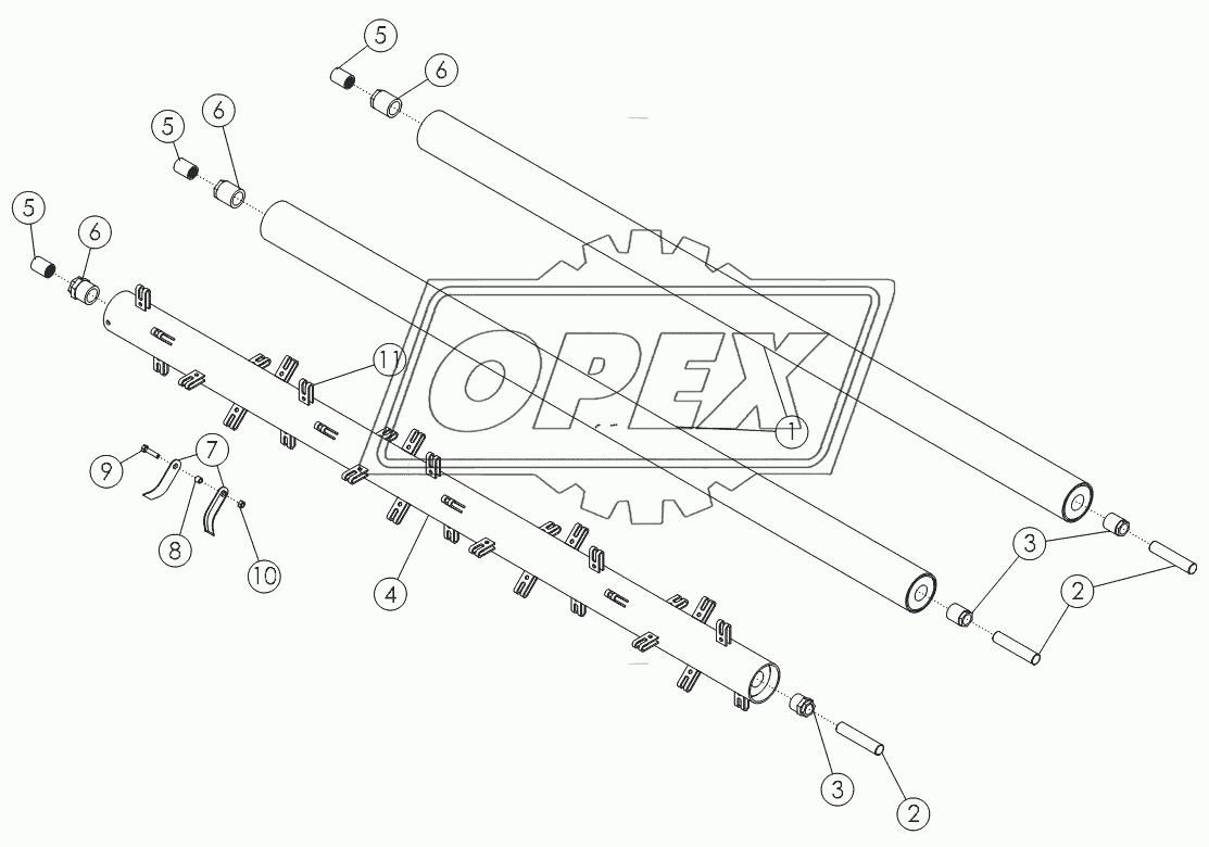 FLAIL TUBE ASSEMBLY