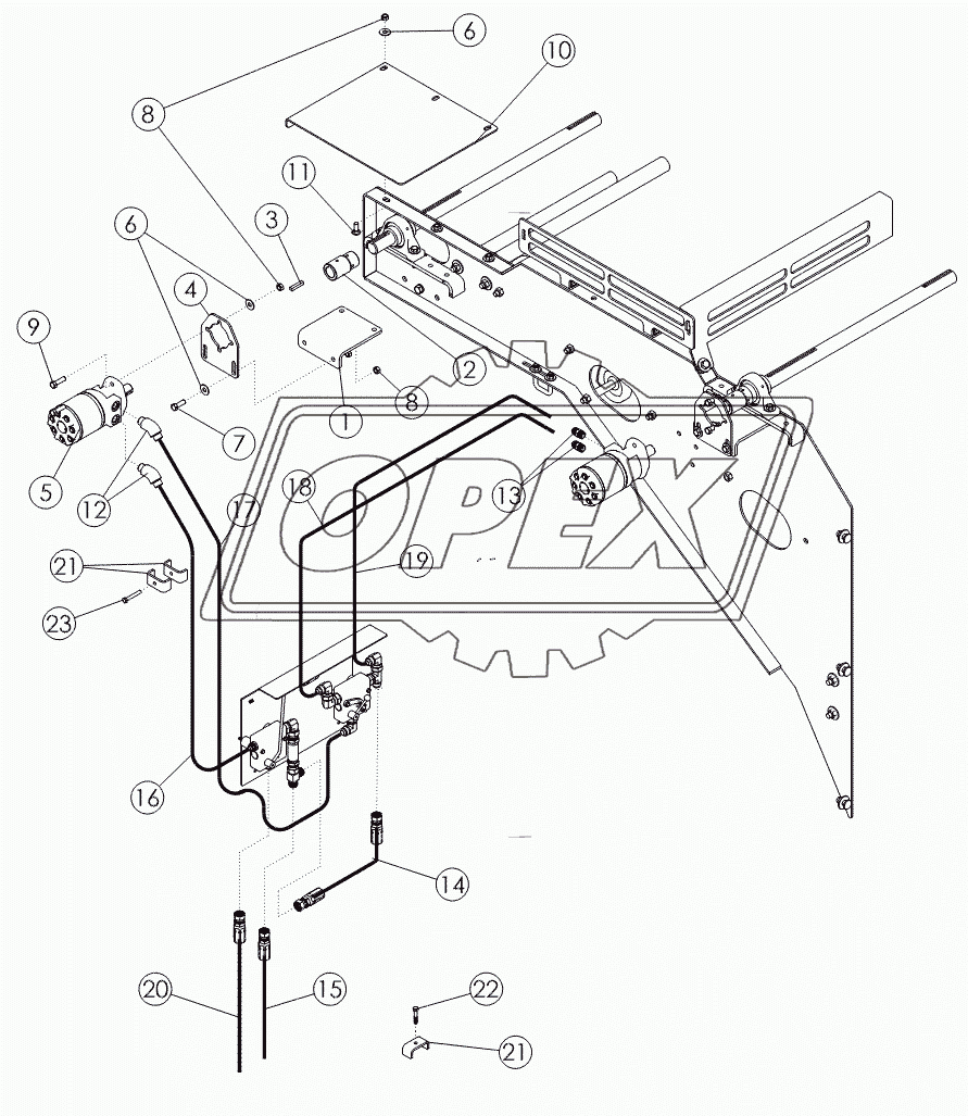 REAR SCRUB DRIVE