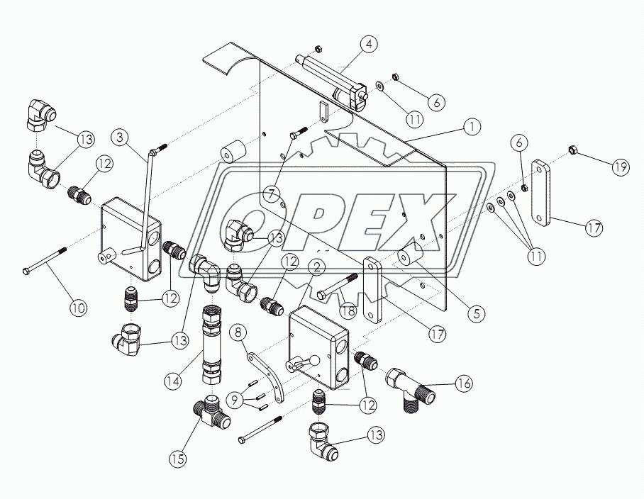 VALVE GROUP, DUAL MOTOR SCRUB