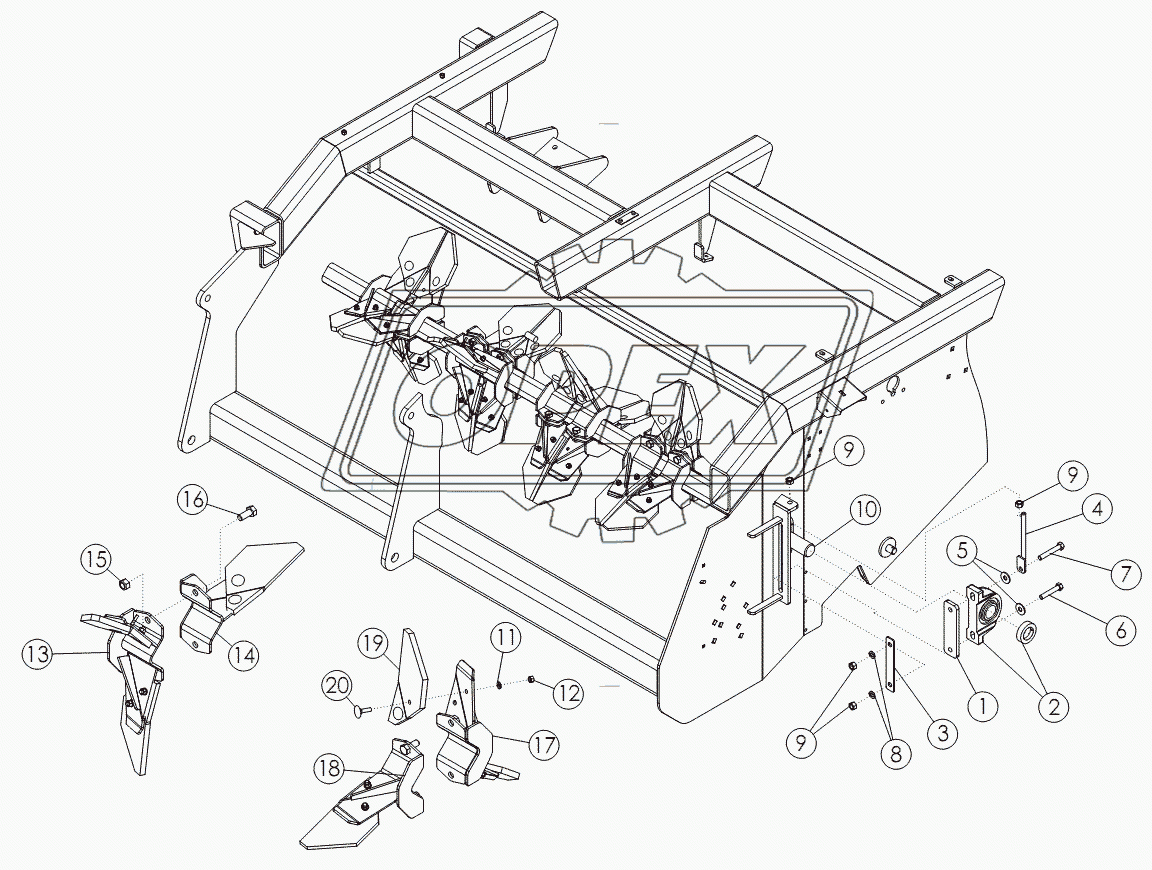 PADDLE SHAFT