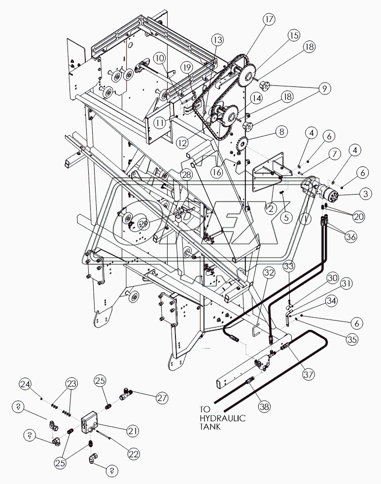 REAR SCRUB DRIVE: SINGLE MOTOR