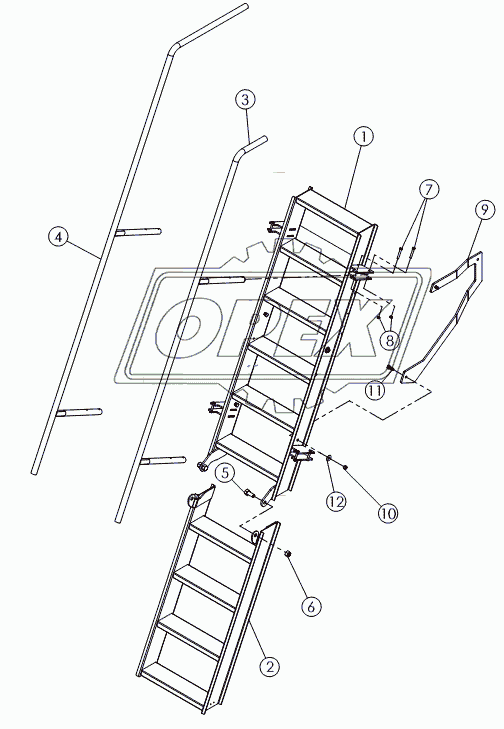 ASSY-LADDER AIR SYSTEM