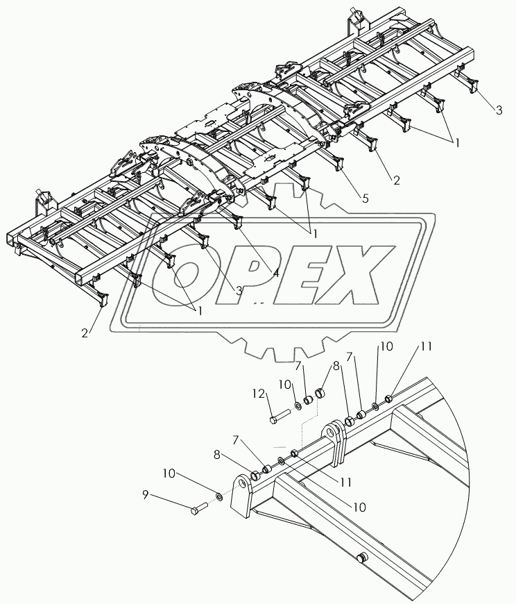 TOOLBAR ASSEMBLY - 30'