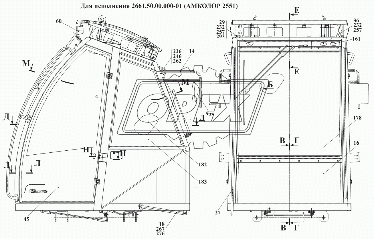 2661.50.00.000 Кабина 1