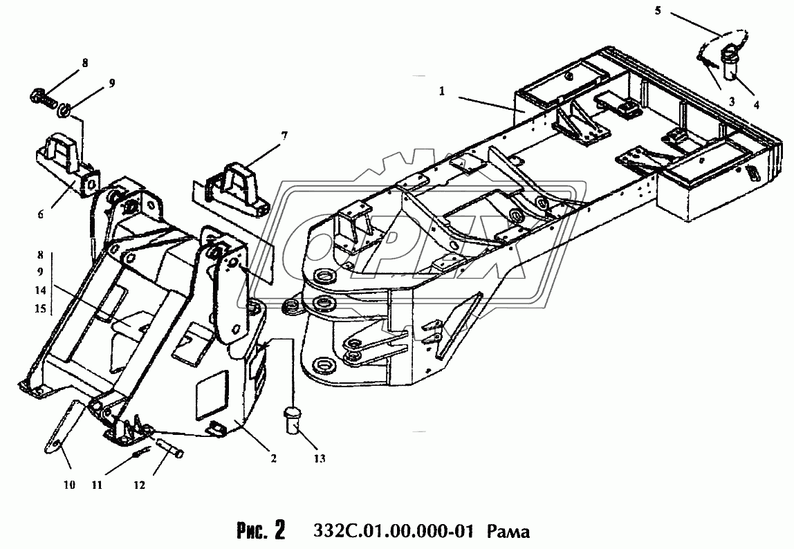 Рама 332С.01.00.000-01 1