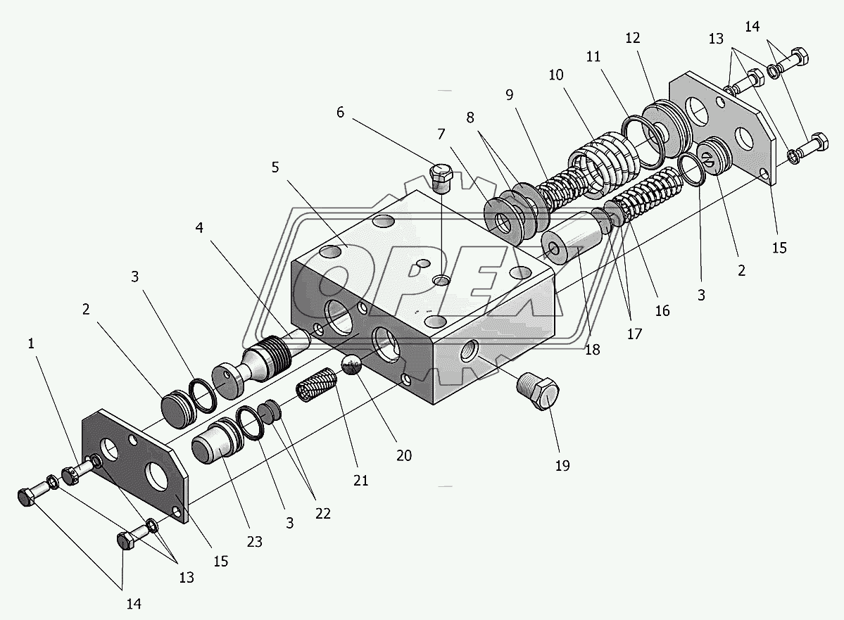 Блок клапанов У35615-12.140