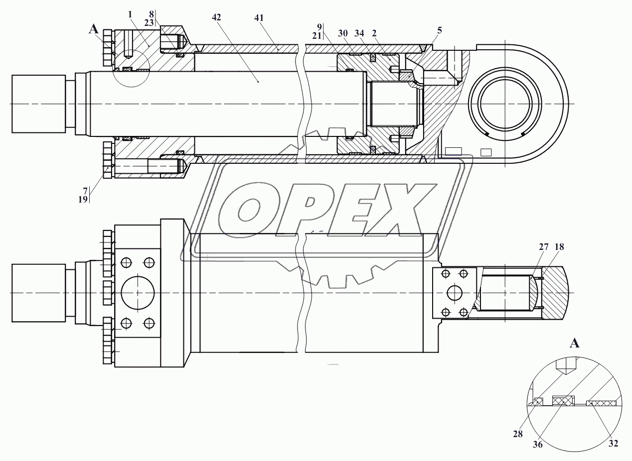 Гидроцилиндр ЦS 125063-00.000