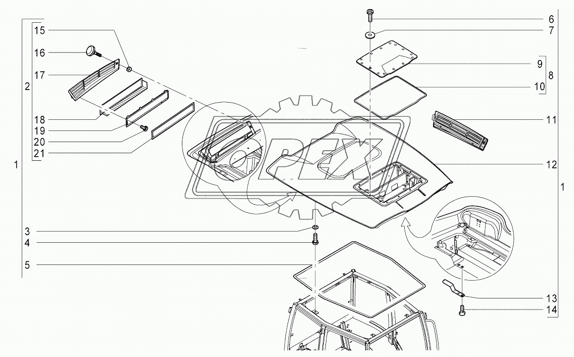 K003 Монтаж крыши