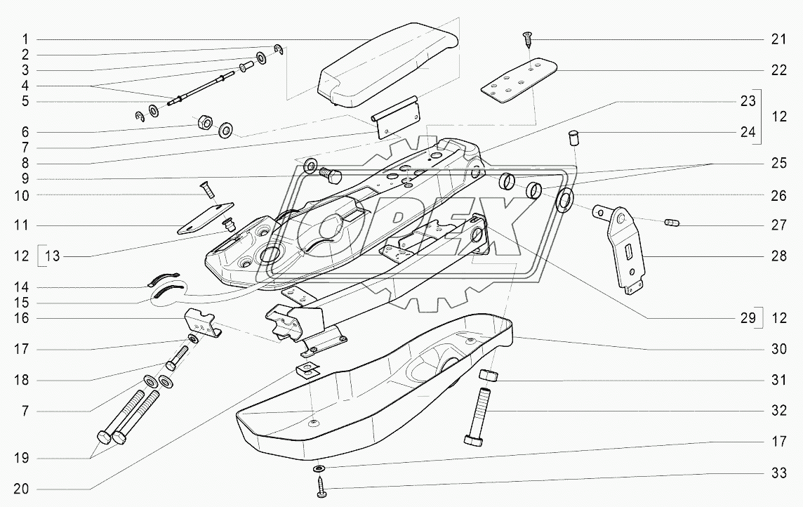 K207 Подлокотник