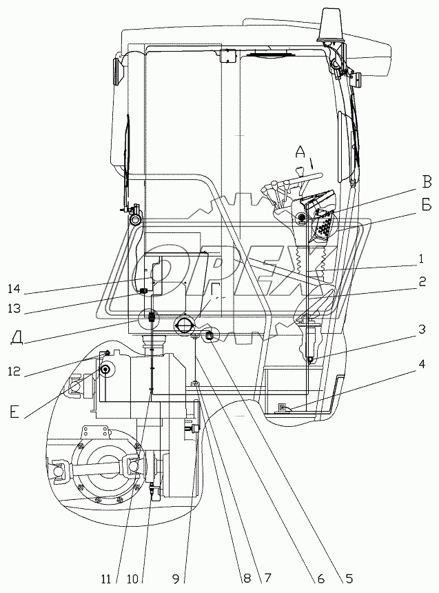 Электрооборудование кабины 1