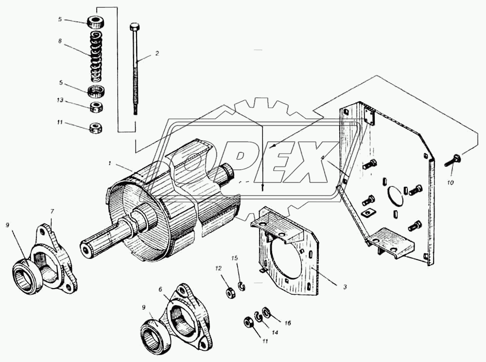 Валец верхний ПР-02.030А