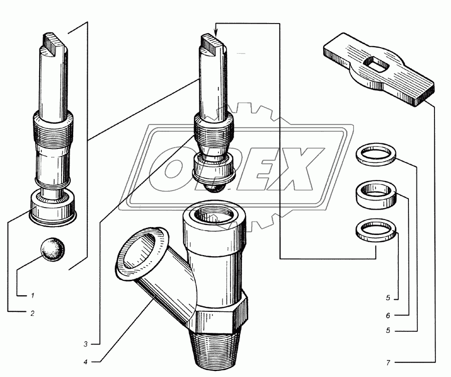 Кран сливной 130-1015370