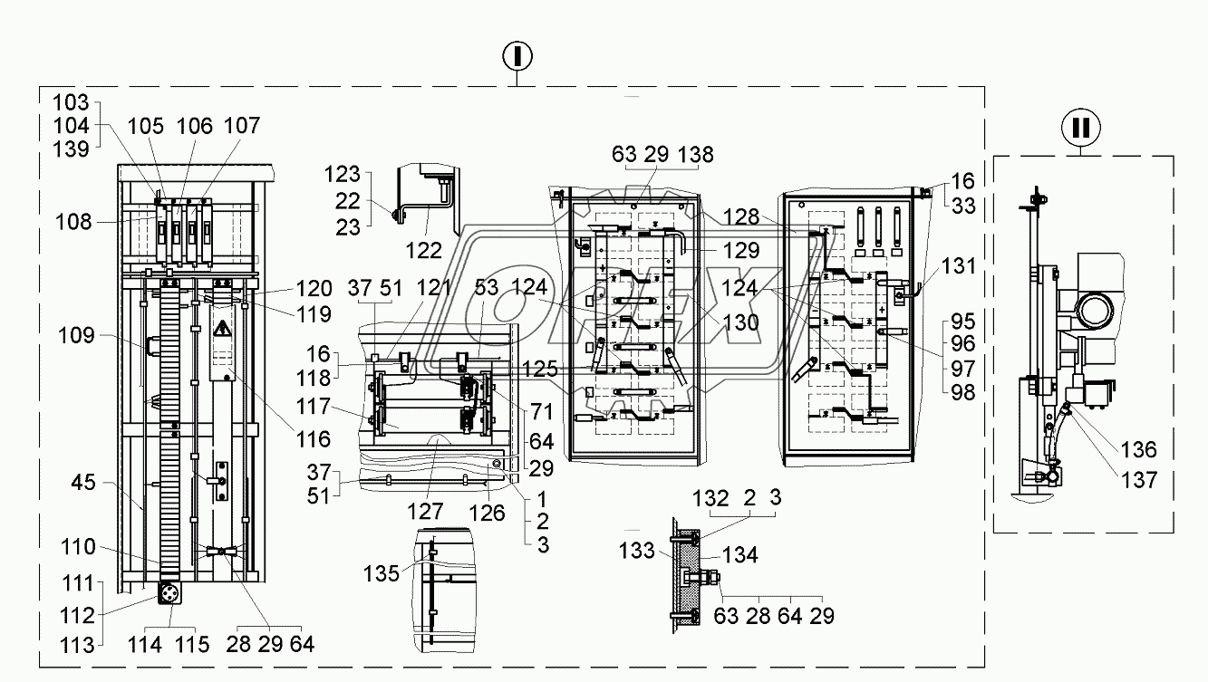 Шкаф с пускорегулирующей аппаратурой (75131-2112010-21)