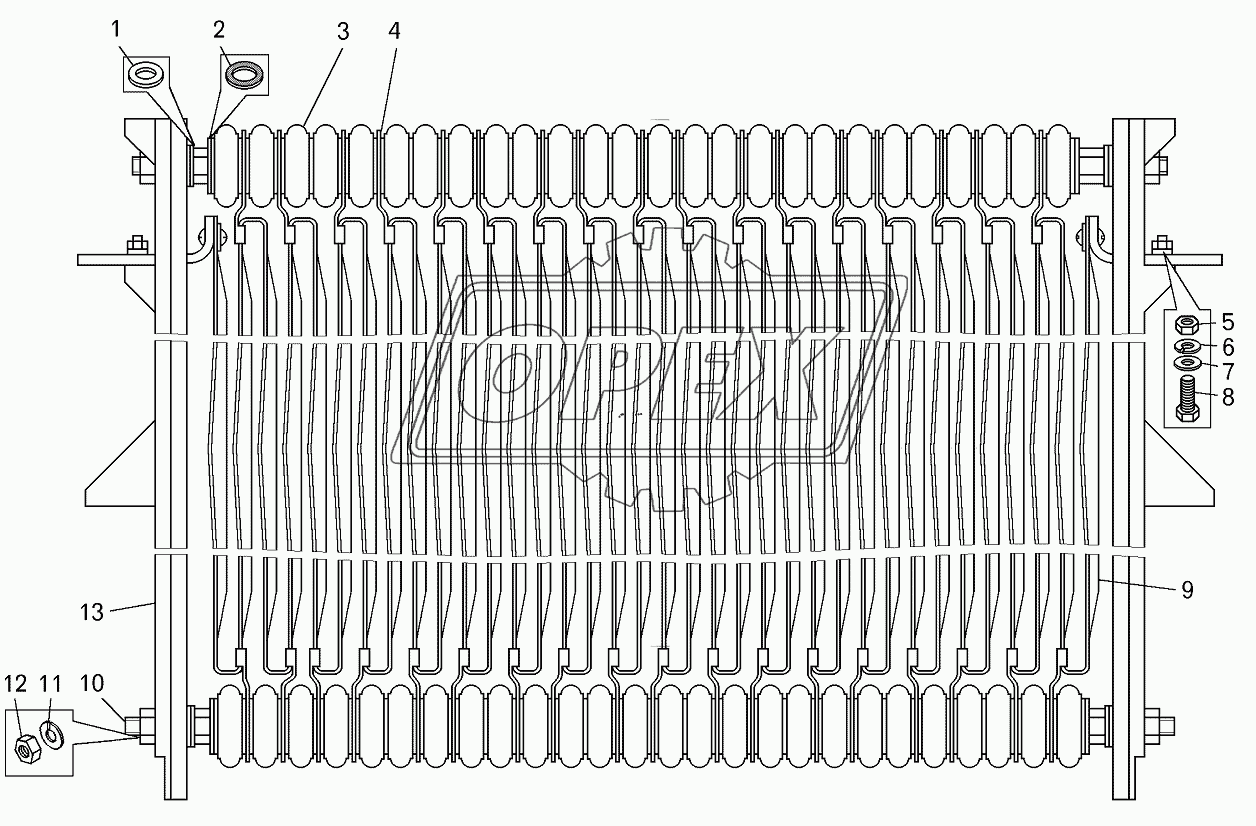 Секция резистора (7512-2126080-10)