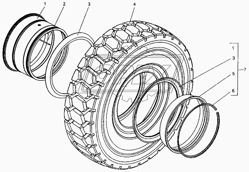 Детали колес
