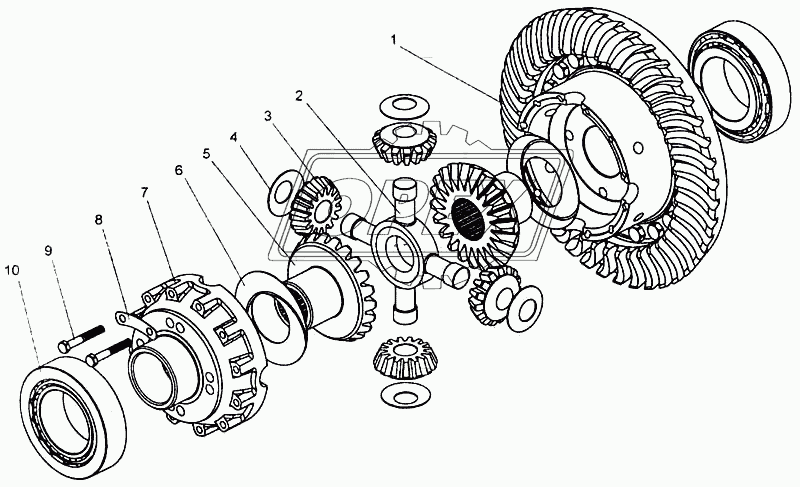 Дифференциал заднего моста