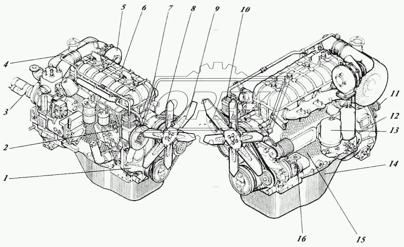 Дизель 442-24-00c1 1