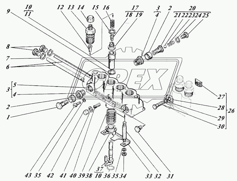 Головка топливного насоса 446-16c12