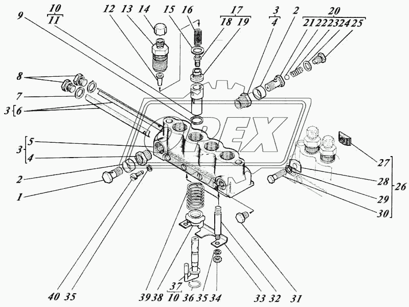 Головка топливного насоса 440-16c12