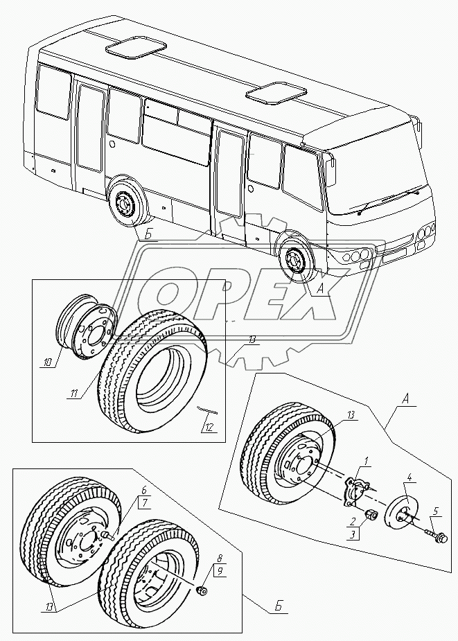 Установка колес