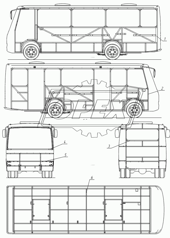 Каркас кузова