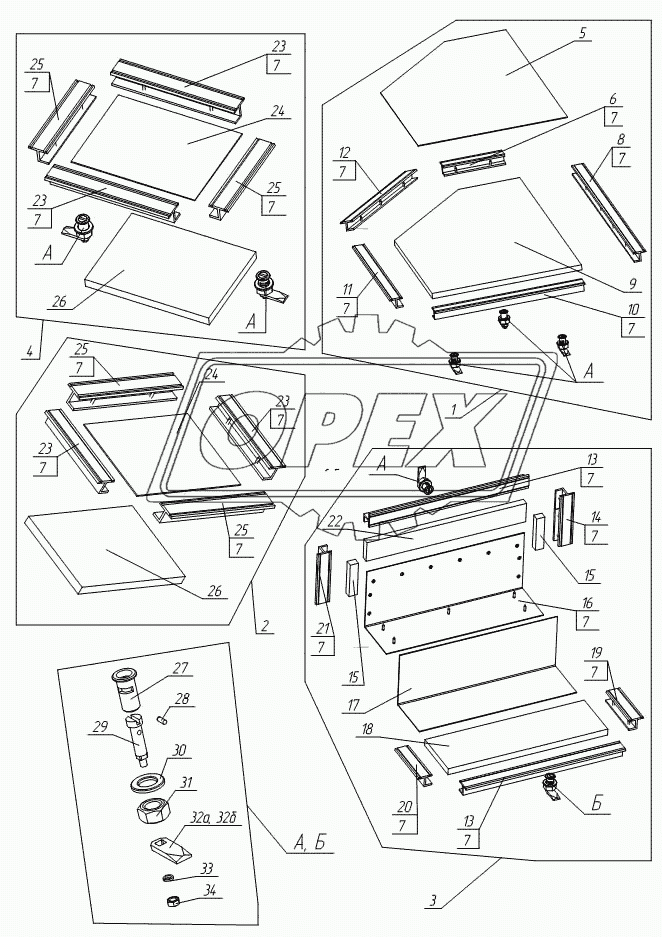 Крышки монтажных люков 2